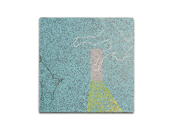 Image of the eighteenth oil painting in this series of abstract western art.