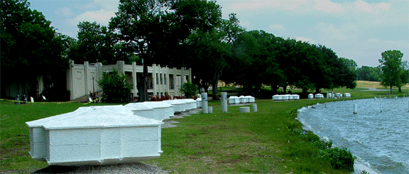 All Twenty-three of the house sculptures - also called "architectural flowers".