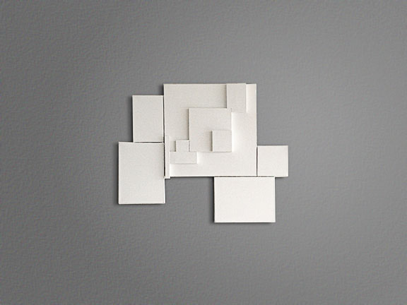Minimalist architectural construction from Keith Clementon's body of past work.