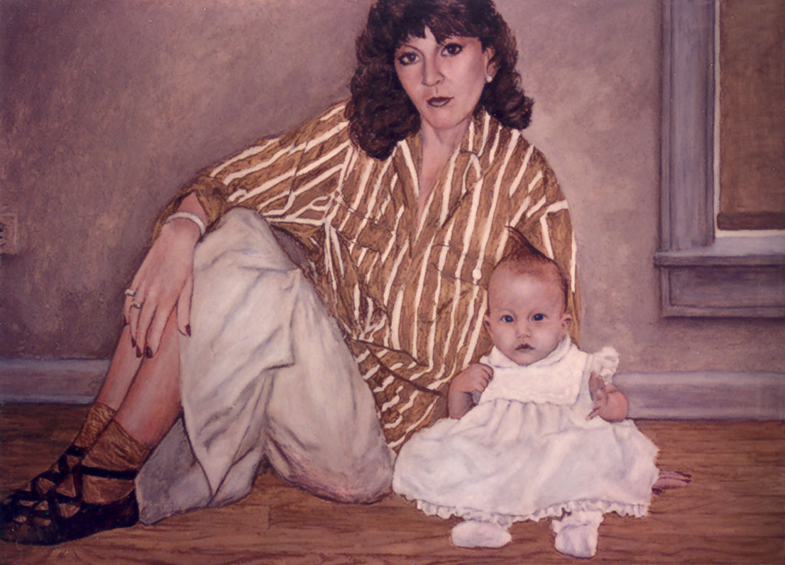 Oil on canvas portrait by artist Keith Clementson.