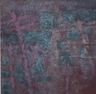 Weird oil painting of a telephone pole.