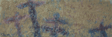 Unconventional oil painting from Keith Clementon's body of past work.