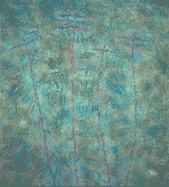 Figurative telephone pole oil painting from Keith Clementon's body of past work.