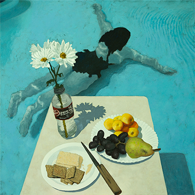 Mixed media painting from Keith Clementon's body of past work.
